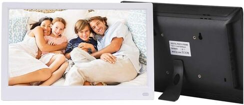 Photo 11.6-Inch Digital Photo Frame IPS Full Viewing Angle 1920X1080 High Resolution New Screen Advertising Player, Motion Sensor, Video Player Photo Frame,White in Kuwait