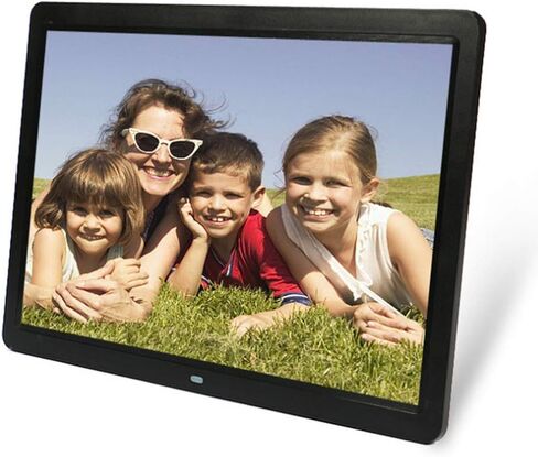 Digital Photo Frame 14.1 Inch, 1280×800 High Resolution 16:10 FHD IPS Screen with Calendar Clock Auto On/Off Timer Remote Control,White Gift (White) in Kuwait