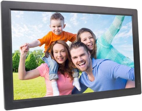 Photo 21.5 Inch Digital Photo Frame, 1920 * 1080 Hd Resolution Ultra-Thin Led Hd Wall-Mounted Motion Sensor Remote Control Multimedia and Multifunctional Photo Frame, Video Player in Kuwait