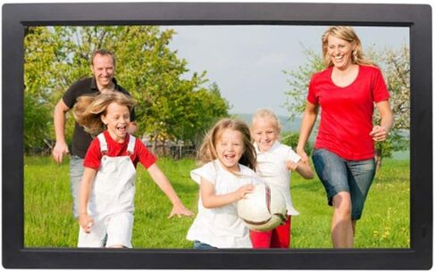 Photo 21.5 Inch Digital Photo Frame, 1920 * 1080 Hd Resolution Ultra-Thin Led Hd Wall-Mounted Motion Sensor Remote Control Multimedia and Multifunctional Photo Frame, Video Player in Kuwait
