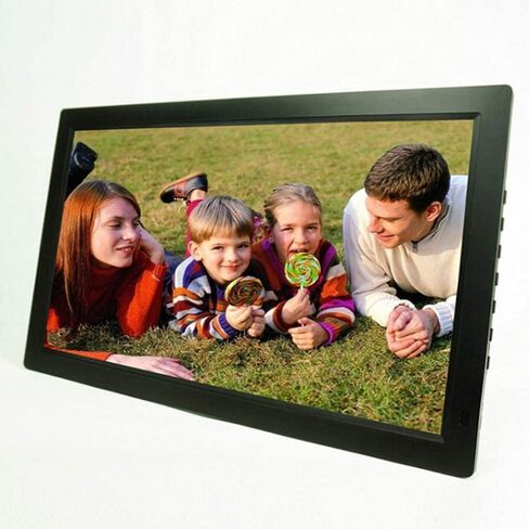 Photo 21.5 Inch Digital Photo Frame, 1920 * 1080 Hd Resolution Ultra-Thin Led Hd Wall-Mounted Motion Sensor Remote Control Multimedia and Multifunctional Photo Frame, Video Player in Kuwait