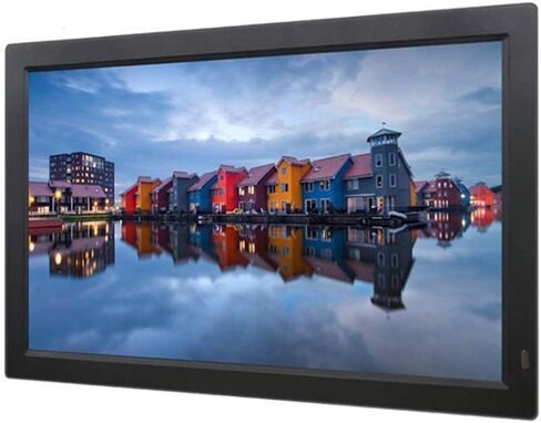 Photo 21.5 Inch Digital Photo Frame, 1920 * 1080 Hd Resolution Ultra-Thin Led Hd Wall-Mounted Motion Sensor Remote Control Multimedia and Multifunctional Photo Frame, Video Player in Kuwait