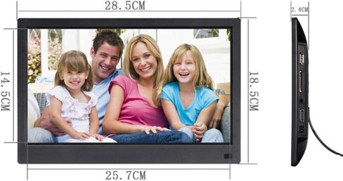 Digital Photo Frame 11.6 Inch 1920X1080 High Resolution Full IPS Display Picture/Video Frames Player with Motion Sensor, Support Alarm On/Off Timer,Black Gift in Kuwait