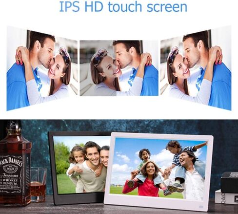 Digital Photo Frame 11.6 Inch 1920X1080 High Resolution Full IPS Display Picture/Video Frames Player with Motion Sensor, Support Alarm On/Off Timer,Black Gift in Kuwait