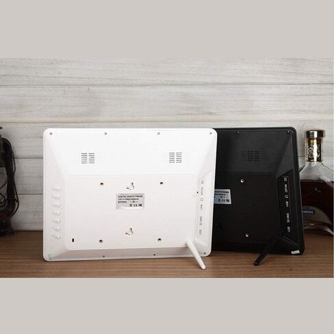 Photo 12 Inch Hd Digital Photo Frame with 1024 * 768 High Definition, Free 10Gb Online Storage and Motion Sensor,White in Kuwait