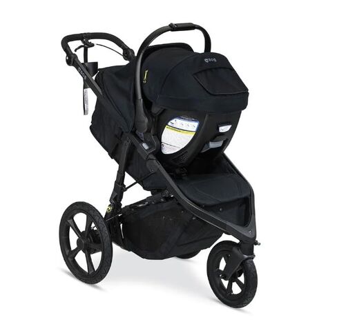 BOB Gear Wayfinder Jogging Stroller Infant Car Seat Adapter, Compatible with Select Britax, Nuna, Cybex and Maxi Cosi Infant car Seats in Kuwait