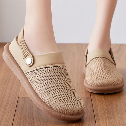 Women's Mesh Clogs Shoes Breathable Garden Shoes Lightweight Slip on Slippers Sports Sandal with Convertible Backstrap Casual Water Shoes in Kuwait