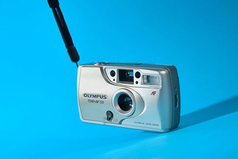 Vintage Olympus Trip AF 50 Camera With Box, Manual And Strap in Kuwait