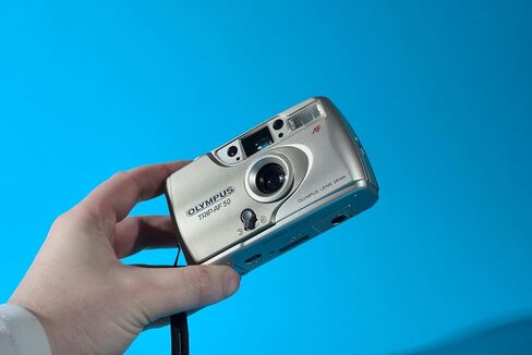 Vintage Olympus Trip AF 50 Camera With Box, Manual And Strap in Kuwait