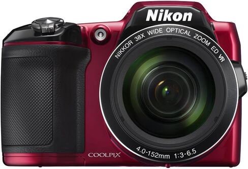 Nikon COOLPIX L840 Digital Camera with 38x Optical Zoom and Built-in Wi-Fi (Red) (Renewed) in Kuwait