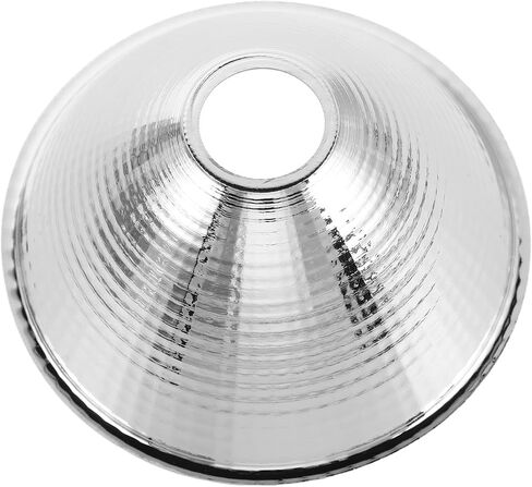 Didiseaon LED Flashlight Reflector Cup Replacement with Aluminum Construction and Sturdy Design, Silver Spotlight Lampshade Part for Indoor Precision Work Lighting and Reduced Wear in Kuwait