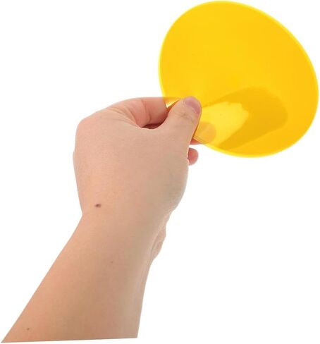 CALLARON 10pcs Round Self-Adhesive Light Correction Gel Sheet for LED Spotlights and Lamps, Yellow Pet Film 12x12cm, for Video and Home Decoration Ambient Lighting in Kuwait