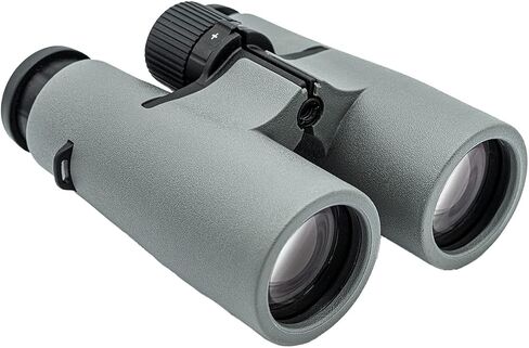 COVERT SCOUTING CAMERAS 8X42 Binocular (CC0081) ED (Extra-Low Dispersion) Glass, BAK-4 Phase-Corrected Dielectric Coated Roof Prisms, Scratch Resistant, Waterproof, Fog Proof, Shock Resistant, Gray in Kuwait