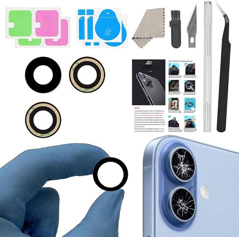 Rear Camera Lens Replacement for iPhone 14Pro and 14Pro Max | Back Camera Lens Glass OEM Durable Tool Easier Replace for Phone Shop DIY lover in Kuwait