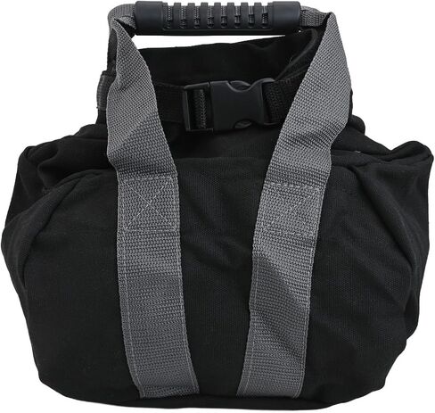 Adjustable Canvas Kettlebell Sandbag for Strength Training, 0-35 lb Fitness Workout Bag with Grip Handles in Kuwait