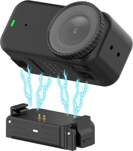 Charging Adapter Compatible for DJI Osmo Nano, Portable Type-C Charging Dock Desktop Magnetic Base Bracket, with 1/4 Screw Hole in Kuwait