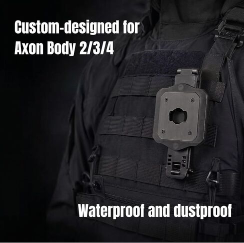Axon Body Camera Mount, Heavy Duty MOLLE (Single) | Tactical holder compatible with Axon Body 2, 3, and 4. Securely attaches to vests, duty uniforms, and standard webbing. in Kuwait