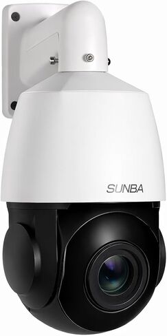 SUNBA 4K PTZ Security Camera Outdoor, 20X Optical Zoom PoE IP Camera with AI Human Tracking, Auto Tracking, Two-Way Audio, 360° Pan 90° Tilt, Dual Power PoE/DC, Smart Night Vision, ONVIF-Compatible in Kuwait