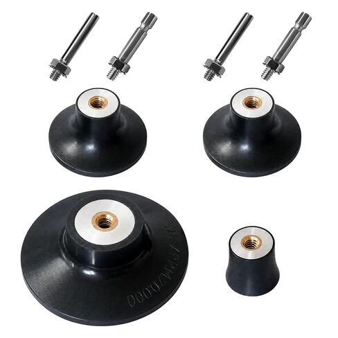 4Pack Sanding Discs Holder Quick Change Disc Pad Holder with 1/4" Removable Shanks Twist on Disc Holders 1 Inch 2 Inch 3 Inch Holders for Die Grinder Accessories Polishing Rotating Tools in Kuwait