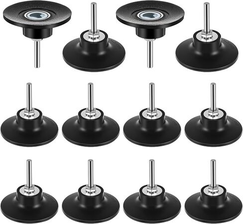 WILLBOND 12 Pack 2 Inch Quick Change Disc Pad Holder Roll Lock Disc Holder with 1/4" Shank for Die Grinder Accessories Attachments Polishing Scrub and Surface Conditioning Tool in Kuwait