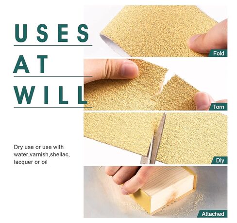150 Grit PSA Longboard Sandpaper 20 Yard Long Continuous Roll, 2-3/4" Wide Self Adhesive Stickyback Sanding Sheets for Automotive, Hand Sanding Blocks,Woodworking, Metal, Plastic in Kuwait