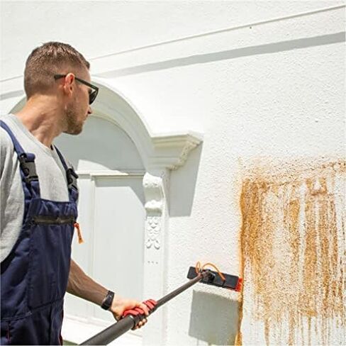 9M Water Fed Telescopic Cleaning Brush Window & Solar Panel Cleaner Perfect for Roof Washing Ideal for Photovoltaic Panel Maintenance & Construction Use. in Kuwait