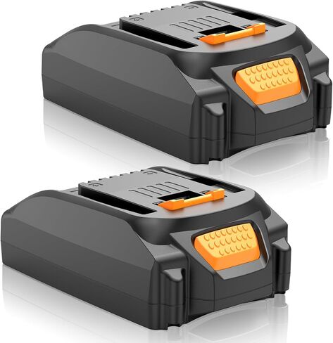 PENGJBATTER 2 Packs 20V 3.0Ah Battery Compatible for Worx 20V Power Share Battery WA3575 WA3525 WA3520 WA3742 WG155s WG251s WG255s WG545s WG890 WG891, Compatible with Worx 20 Volt Tools in Kuwait