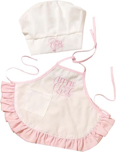 Infant Cook Photography Props Set Apron and Hat Polyester Costume for Newborns Ideal for Photos Taking Cook Costume in Kuwait