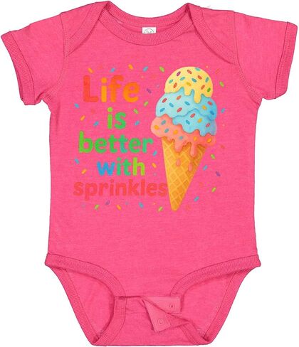 inktastic Life Is Better with Sprinkles Baby Bodysuit in Kuwait