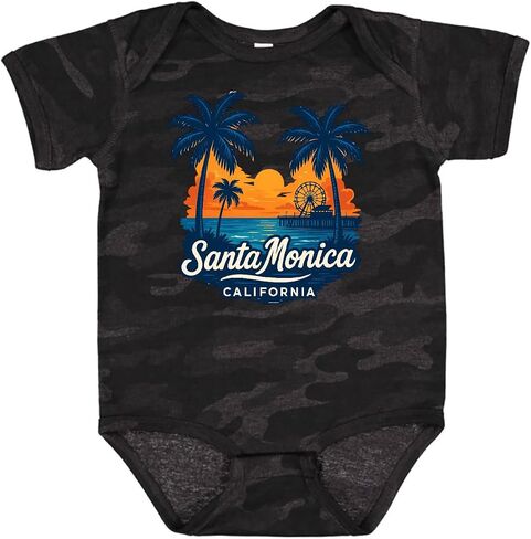 inktastic Santa Monica California Baby Bodysuit in Kuwait