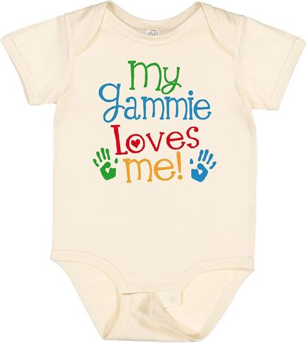 inktastic Gammie Loves Me Grandkids Baby Bodysuit in Kuwait