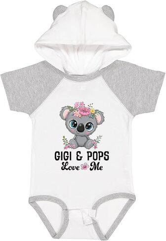 inktastic Gigi and Pops Granddaughter Koala Baby Bodysuit in Kuwait