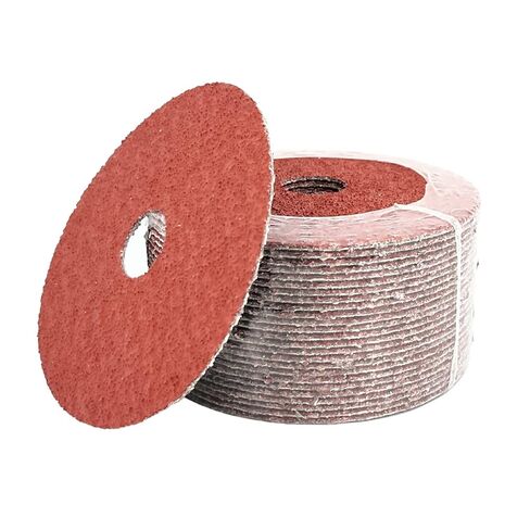 VSM 25-Pack - 5 inch 36 Grit (Coarse) - Ceramic Plus Resin Fiber Disc with Top-Size, Tear-Resistant Fiber Backing, Durable, Hand-Held Machine Compatible Sanding Discs in Saudi Arabia