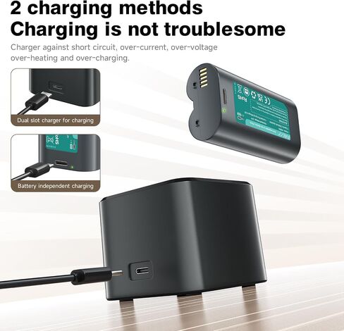 Charging Station for myQ Keypad Rechargeable Battery, Dual Port Charger for myQ Rechargeable Only in Kuwait