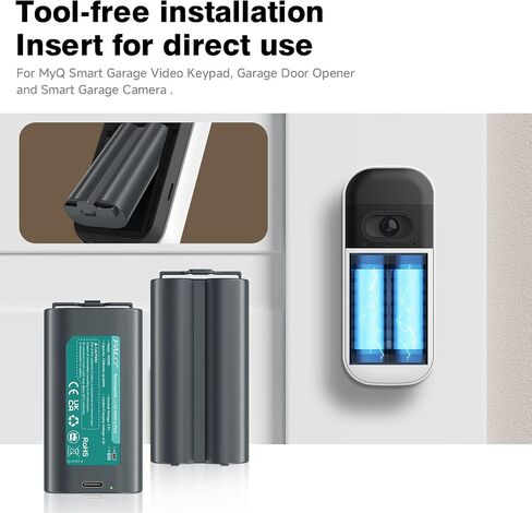 Charging Station for myQ Keypad Rechargeable Battery, Dual Port Charger for myQ Rechargeable Only in Kuwait