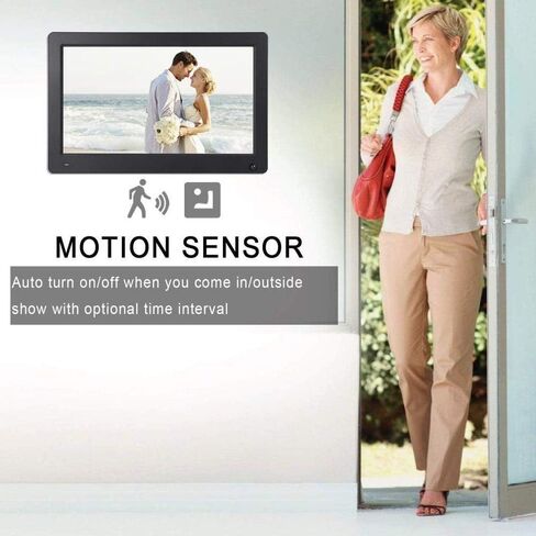 Digital Photo Frame WiFi 11.6 Inch with A High Definition 1920 * 1080 Resolution, Touch Button Eletronic Photo Frame with Motion Sensor Automatic Multimedia Player Gift in Kuwait
