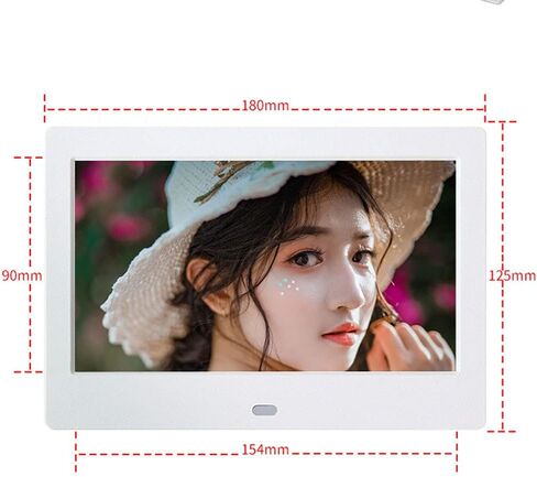 Digital Photo Frame, 7 Inch Led Hd Electronic Picture Frames,800X480 Resolution, with Remote Control,Effortless One Minute Setup for A Loved One in Kuwait