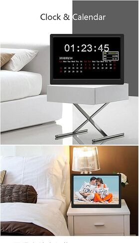 Digital Photo Frame, 7 Inch Led Hd Electronic Picture Frames,800X480 Resolution, with Remote Control,Effortless One Minute Setup for A Loved One in Kuwait