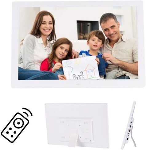 Photo Digital Photo Frame 13 Inch with Motion Sensor and Remote Control Digital Photo Frames 16:9 Widescreen Led Screen Digital Picture Frame in Kuwait