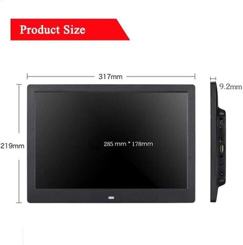 Photo Digital Photo Frame 13 Inch with Motion Sensor and Remote Control Digital Photo Frames 16:9 Widescreen Led Screen Digital Picture Frame in Kuwait