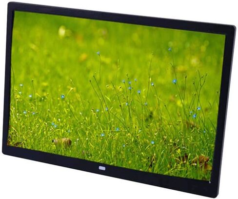 Photo Frame 15-inch high-Definition LED Digital Electronic Commercial Advertising Machine Supports Calendar, Clock, Video/Music Playback Gift (Black) in Kuwait