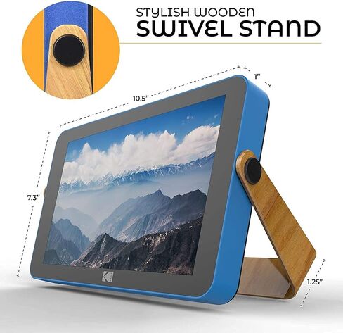 Digital Picture Frames Digital Photo Frame 10 inch Wlan Rechargeable, 16GB RAM Wifi Electronic Photo Frame with Photo/Video/Calendar/Alarm Clock/Weather and Location Updates photo frame digital in Kuwait