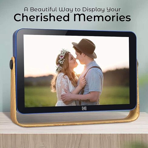 Digital Picture Frames Digital Photo Frame 10 inch Wlan Rechargeable, 16GB RAM Wifi Electronic Photo Frame with Photo/Video/Calendar/Alarm Clock/Weather and Location Updates photo frame digital in Kuwait
