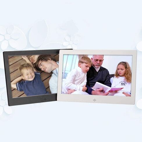 Digital Picture Frame 10 Inch Hdmi Hd Multi Function Electronic Photo FrameDigital Photo Frame (Gold) (Silver) in Kuwait