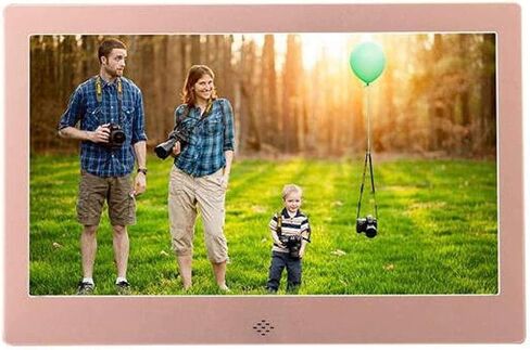 Digital Picture Frame 10 Inch Hdmi Hd Multi Function Electronic Photo FrameDigital Photo Frame (Gold) (Silver) in Kuwait