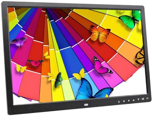 Digital Photo Frame 17 inch Digital Picture Frame with 1440x900 Full HD 16:9 IPS Touch Screen with Infrared Remote Control Support USB SD Card in Kuwait
