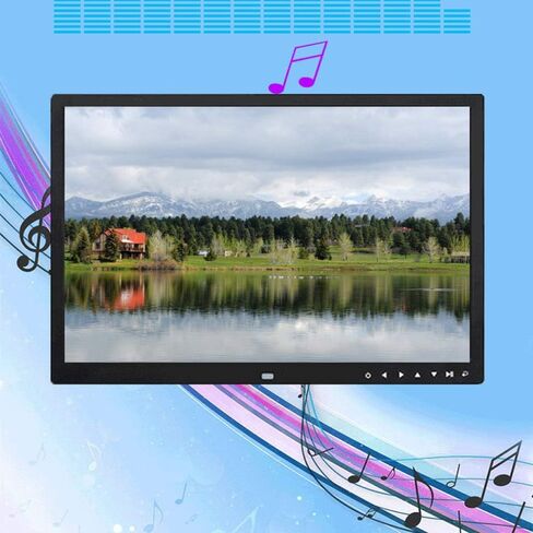 Digital Photo Frame 17 inch Digital Picture Frame with 1440x900 Full HD 16:9 IPS Touch Screen with Infrared Remote Control Support USB SD Card in Kuwait