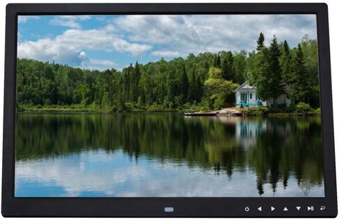 Digital Photo Frame 17 inch Digital Picture Frame with 1440x900 Full HD 16:9 IPS Touch Screen with Infrared Remote Control Support USB SD Card in Kuwait