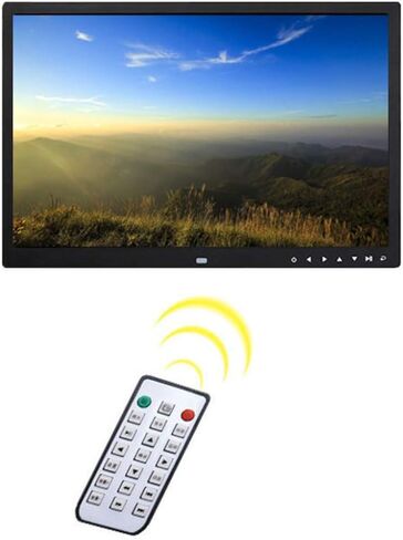 Digital Photo Frame 17 inch Digital Picture Frame with 1440x900 Full HD 16:9 IPS Touch Screen with Infrared Remote Control Support USB SD Card in Kuwait