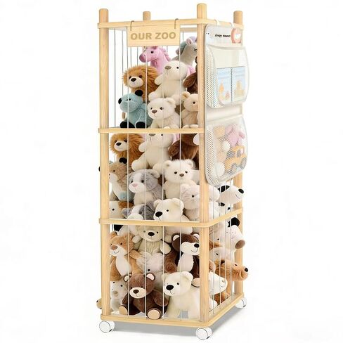 Toy Storage Organizer with 6 Shelves and 12 Bins, Toy Organizers and Storage Shelf with Bookshelf and Bookcase, Toys Box for Kids Room & Playroom & Bedroom & Nursery in Saudi Arabia